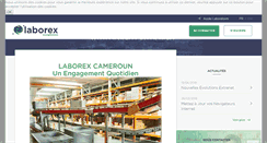 Desktop Screenshot of laborex-cameroun.com