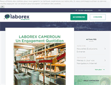 Tablet Screenshot of laborex-cameroun.com
